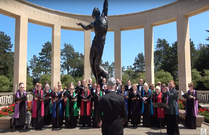 Cuesta Concord Chorus in band shell