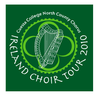 2010 Ireland Choir Tour badge